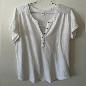 Lightweight button up T-shirt